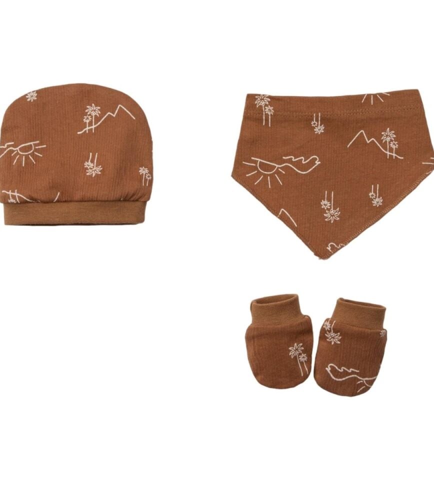 Yeni doğan bebek hastane çıkışı 5li set