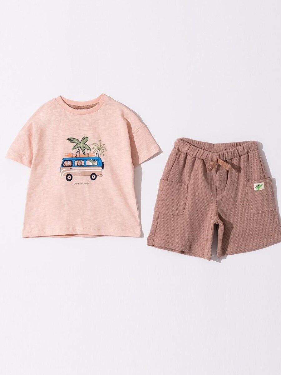 Erkek Çocuk Süprem Waffle İkili Takım