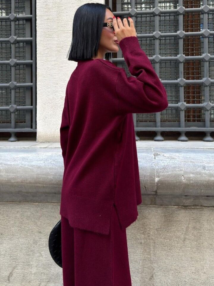 Kadın Etekli Triko Takım