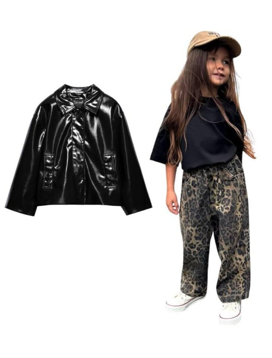 Kız Çocuk Tshirt Ceket Pantolon Takım