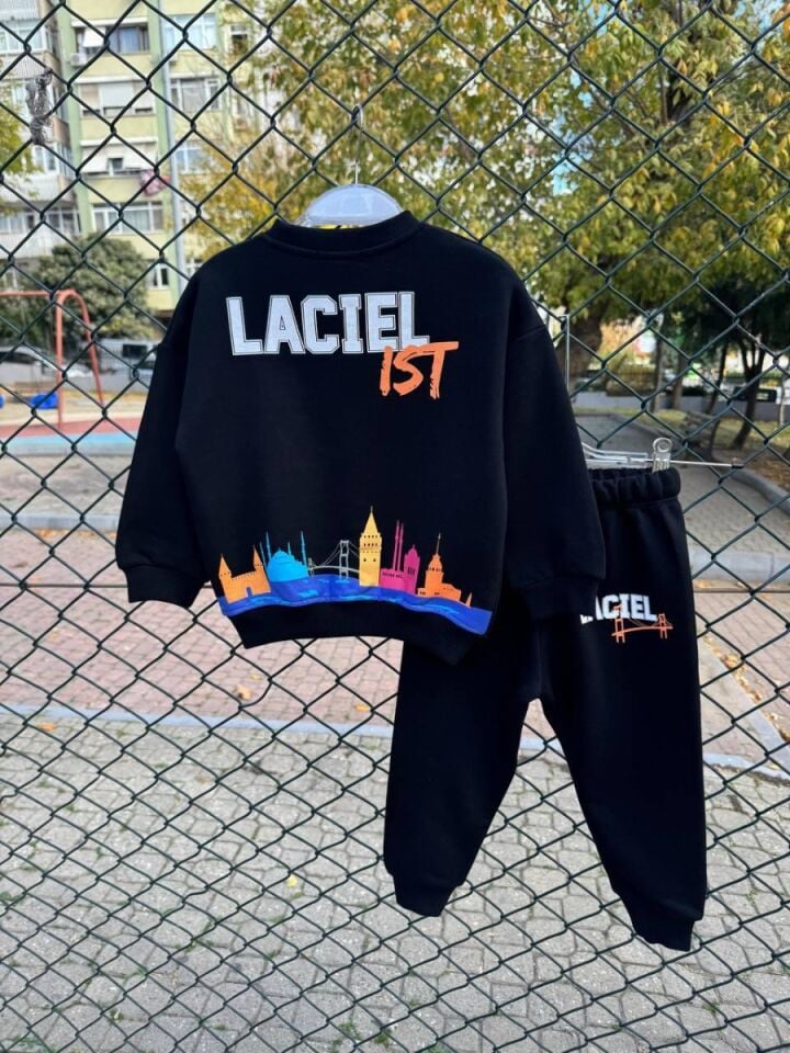 Çocuk Eşofman Takım İstanbul Desenli