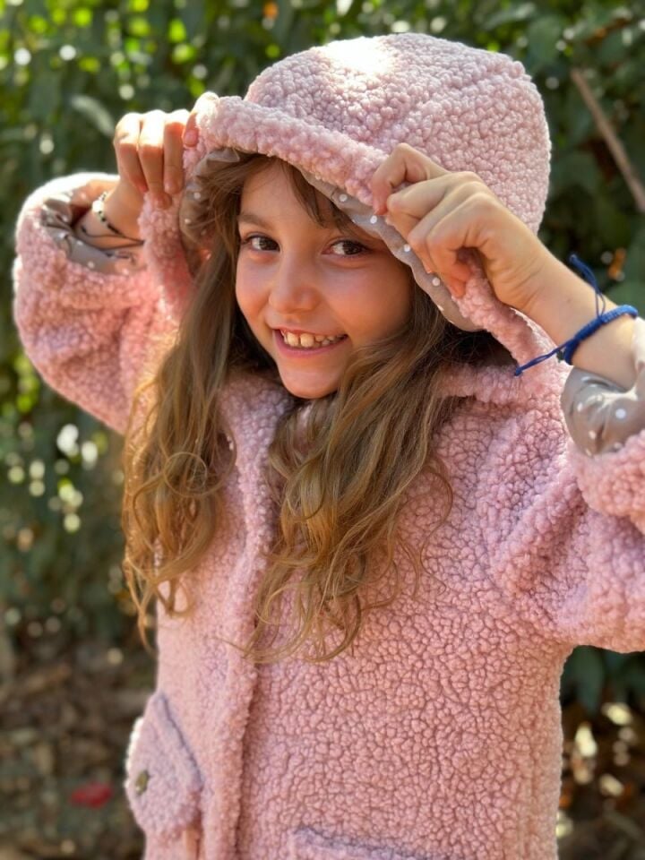 Kız Çocuk Peluş Mont