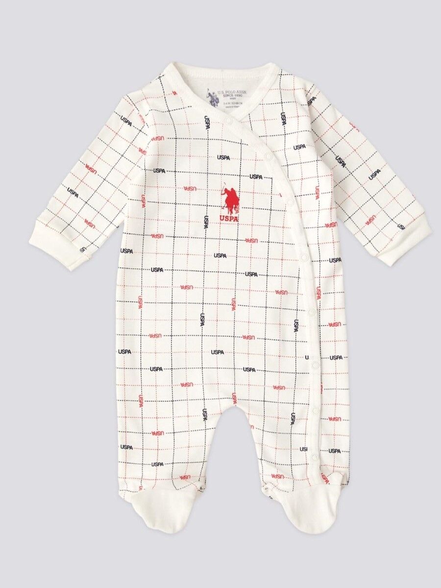U.S. Polo Assn. Lisanslı Unisex Bebek Tulum