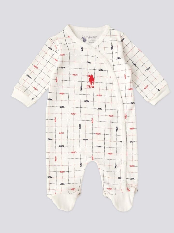 U.S. Polo Assn. Lisanslı Unisex Bebek Tulum