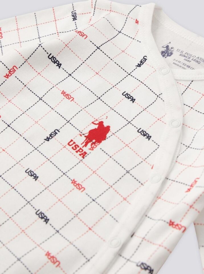 U.S. Polo Assn. Lisanslı Unisex Bebek Tulum
